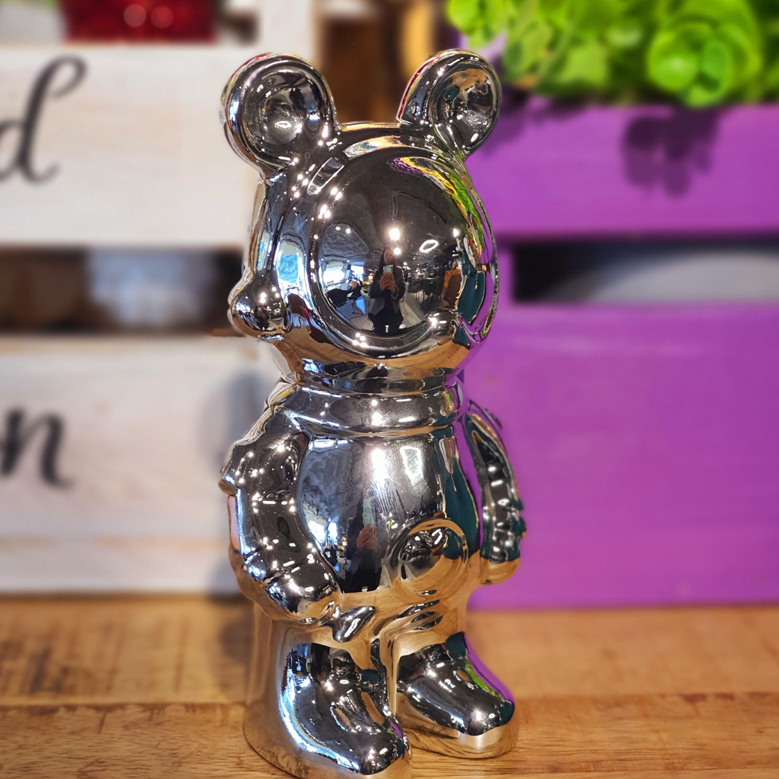 Mickey Mouse Silver Mini Boy Dekoratif Obje 17cm