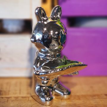 Astronot Tavşan Blue Mini Boy Dekoratif Obje 14,5cm