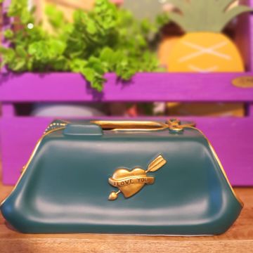 Lady  Dekoratif Peçetelik Yeşil