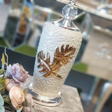 Yakut Silver Vazo Dekoratif Obje 43cm