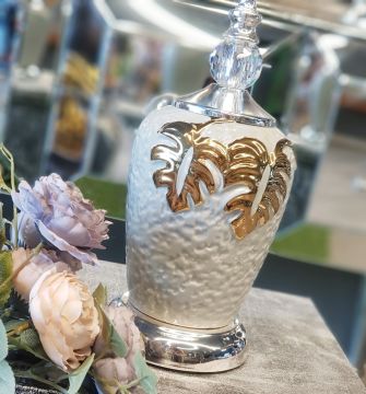 Yakut Silver Vazo Dekoratif Obje 35cm