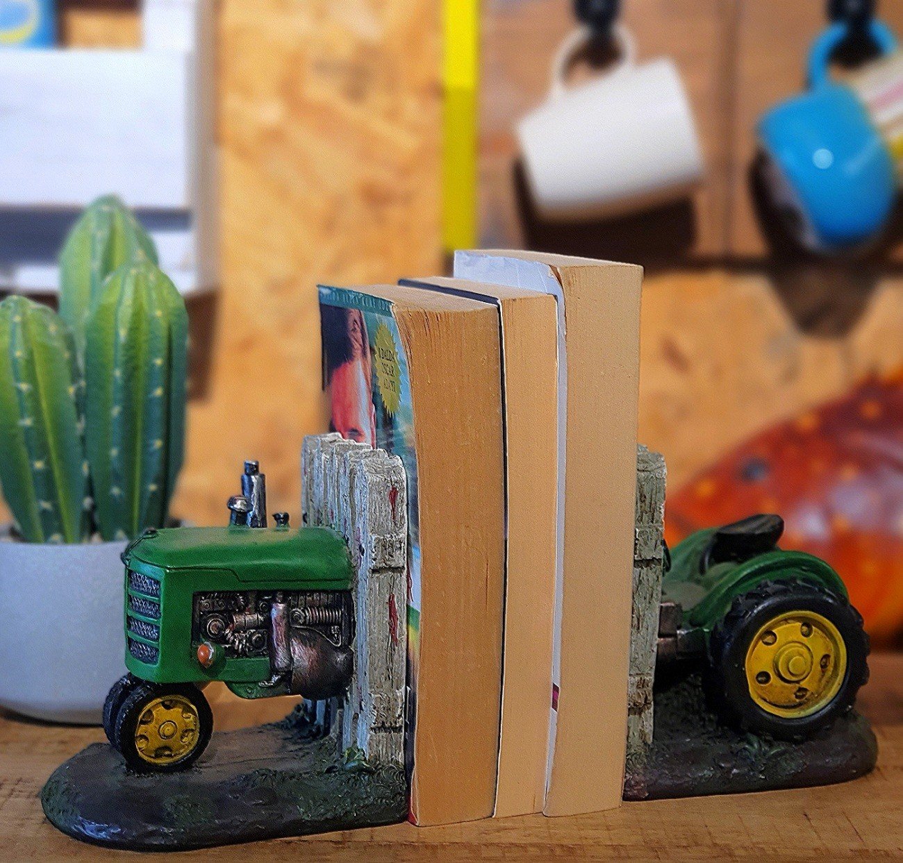 Kitap Stoper Traktör Yeşil