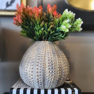 Sarı Mercan Resin Vazo