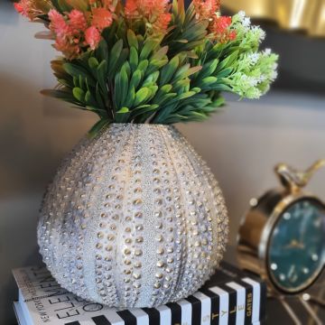 Sarı Mercan Resin Vazo