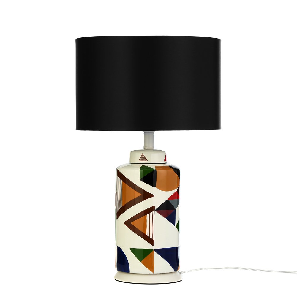 Seramik Kübik Abajur