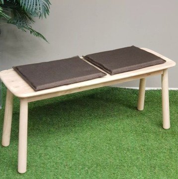 Seven Minderli Ahşap Bench