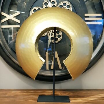 Dekoratif Miğfer Obje Altın Büyük Boy