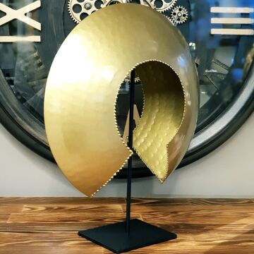 Dekoratif Miğfer Obje Altın Büyük Boy