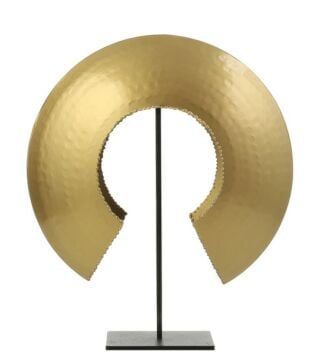 Dekoratif Miğfer Obje Altın Büyük Boy