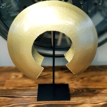 Dekoratif Miğfer Obje Altın Küçük Boy