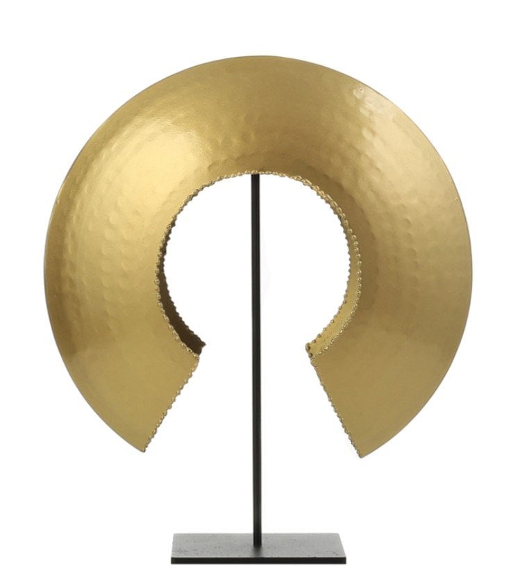 Dekoratif Miğfer Obje Altın Küçük Boy