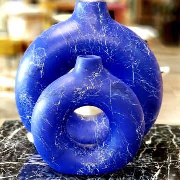 2'Li Avanos Vazo Mavı