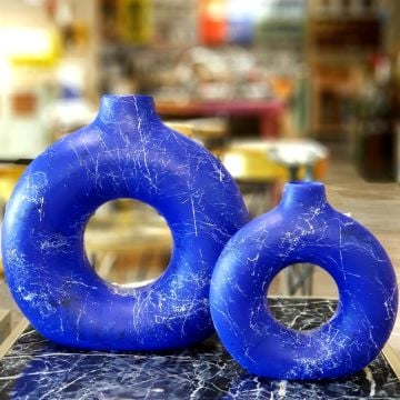 2'Li Avanos Vazo Mavı