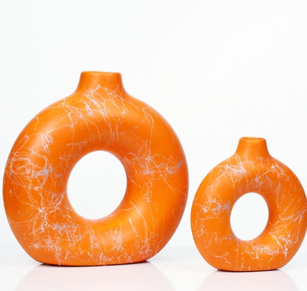 2'Li Avanos Vazo Turuncu