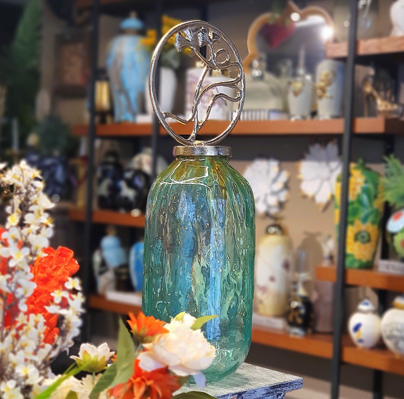 Ocean Kapaklı Vazo 60cm