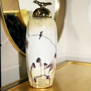 Kuşlu Büyük Küp 48cm