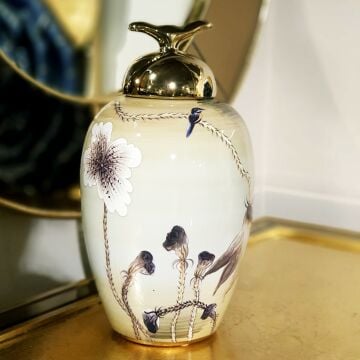 Kuşlu Küçük Küp 38cm