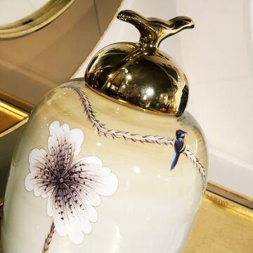 Kuşlu Küçük Küp 38cm