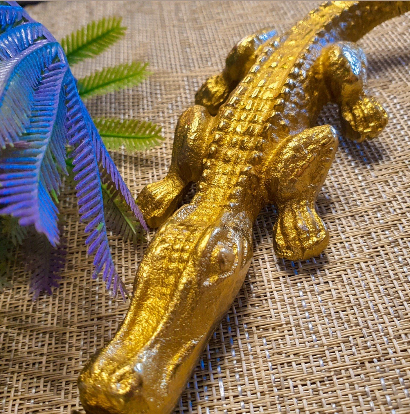 Timsah Gold Büyüteç 30cm