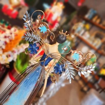 Agatha Metal Kadın Obje 80cm