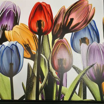 60cmX120cm Siyah Çerçeveli Tablo