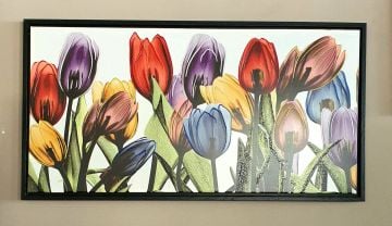 60cmX120cm Siyah Çerçeveli Tablo