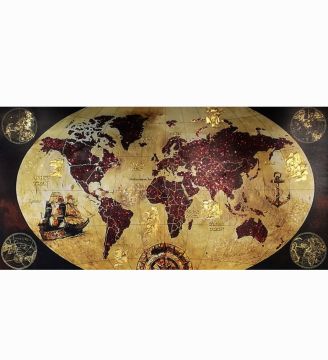 60cmX120cm Altın Çerçeveli Tablo