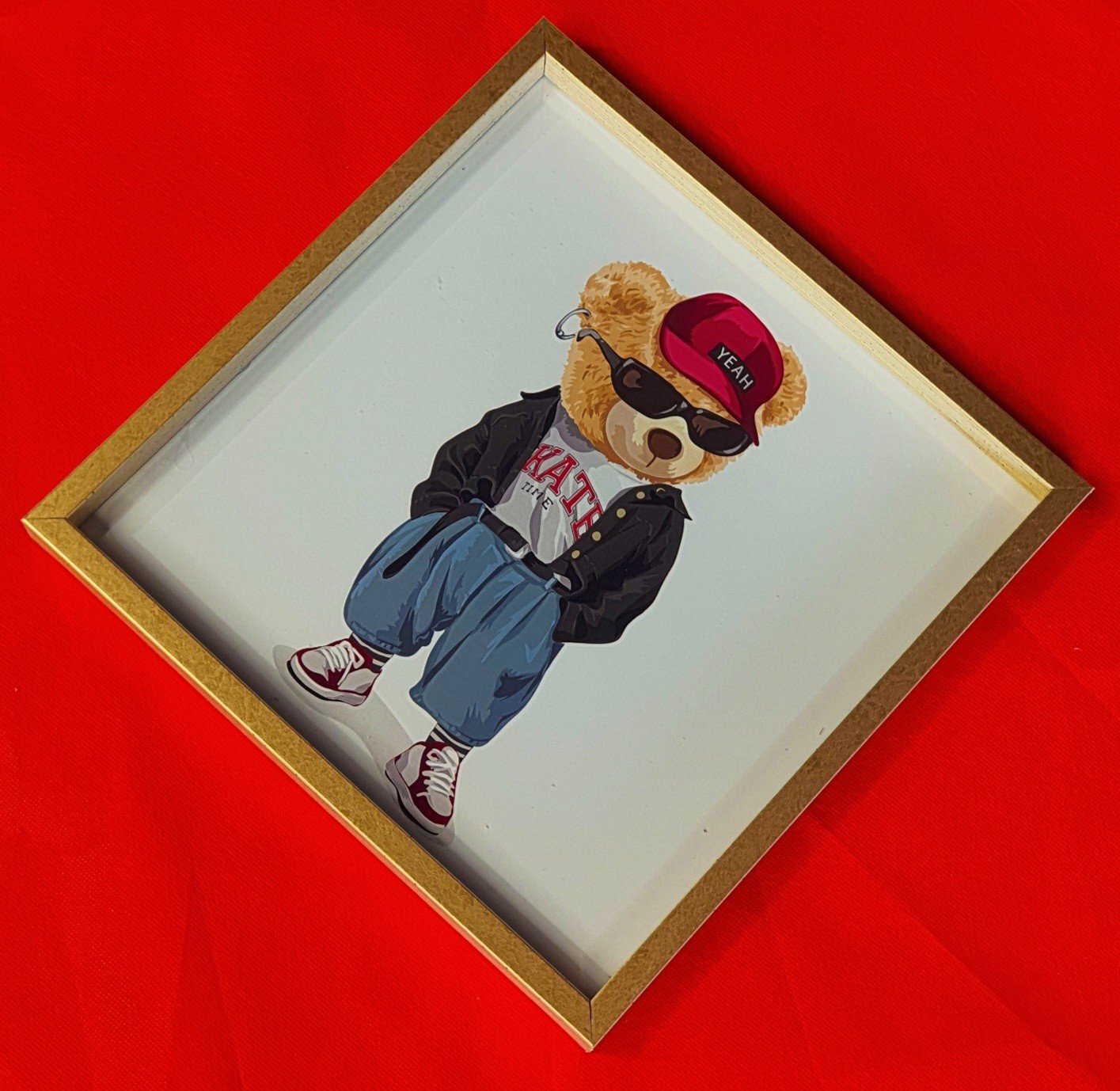 Bear Asorti Tepsi 30cmx30cm Model-1