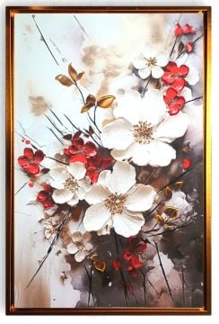 60cmX90cm Altın Çerçeveli Tablo