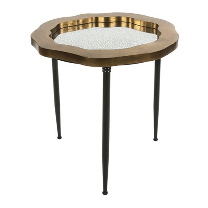 Aynalı Yan Sehpa Büyük Boy