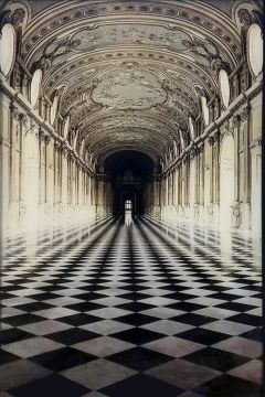 60cmX90cm Cam Baskı Siyah Çerçeveli Tablo