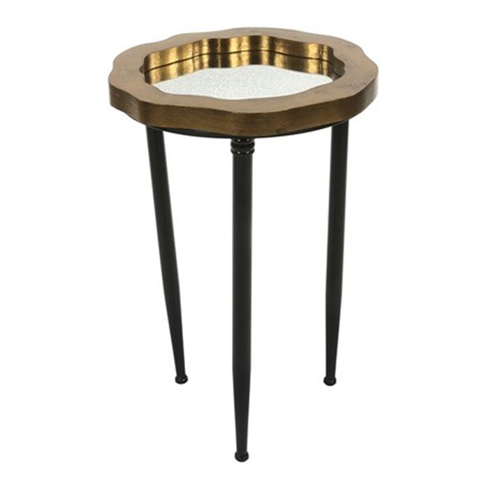 Aynalı Yan Sehpa Küçük Boy