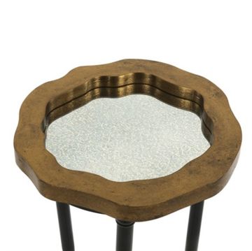 Aynalı Yan Sehpa Küçük Boy