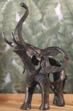 Elefo Fil Dekoratif Figür Siyah 48cm