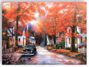 75cmX100cm Altın Çerçeveli Tablo