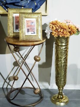 Gold Dekoratif Vazo 63cm