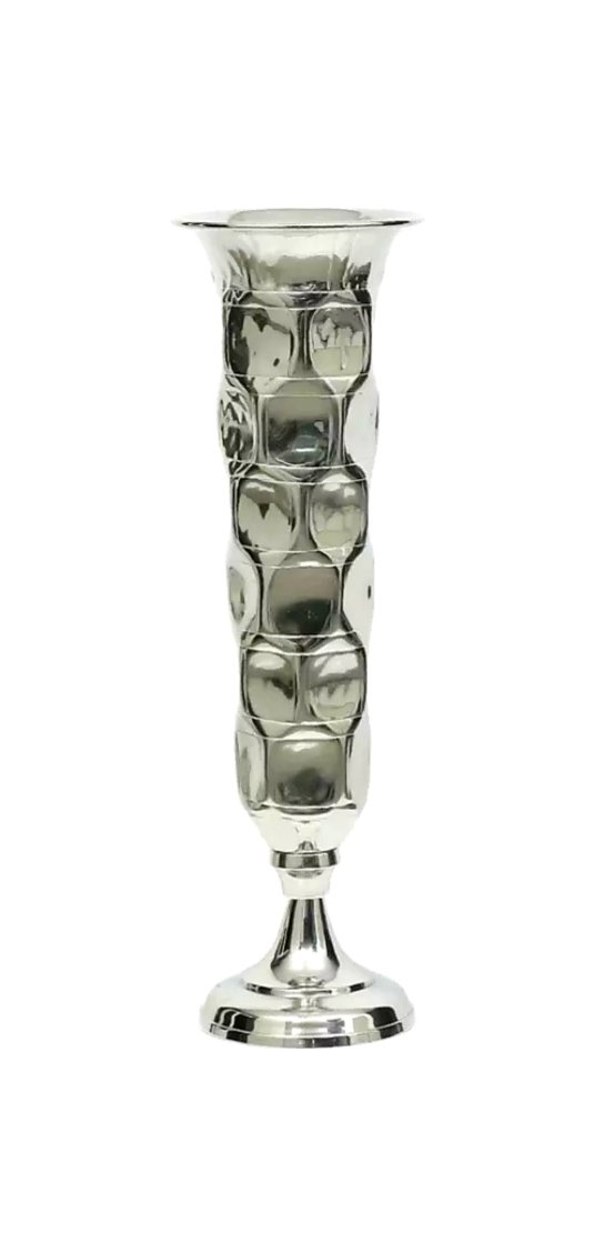 Gümüş Dekoratif Vazo 63cm