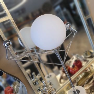 Mermer Taban Krom Abajur