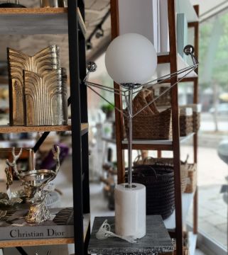 Mermer Taban Krom Abajur