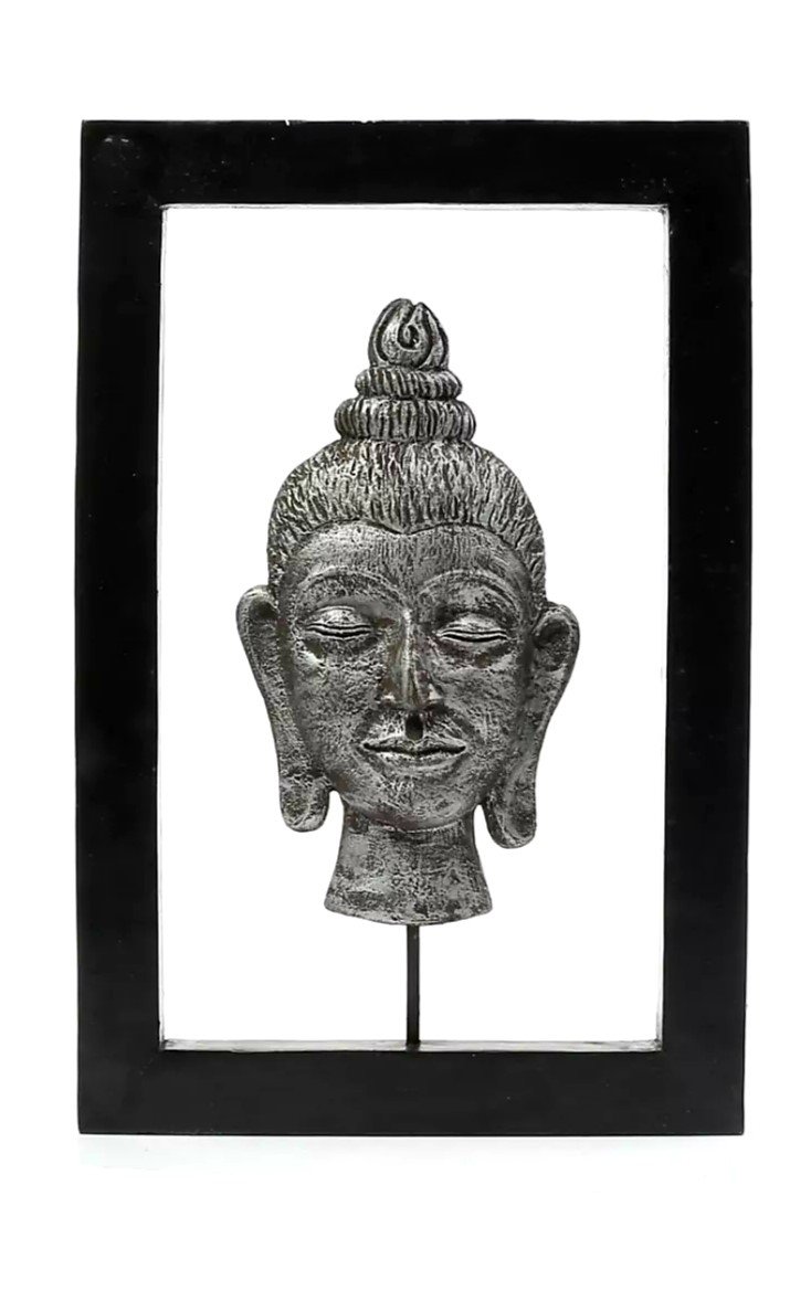 Ahşap Çerçeveli Buddha Dekor Tablo