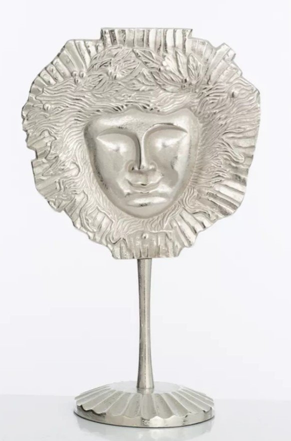 Metal Mask Dekoratif Obje