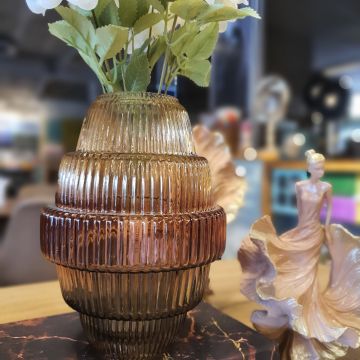 Topaç Model Cam Vazo Küçük Boy