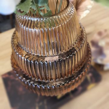 Topaç Model Cam Vazo Küçük Boy