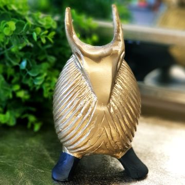 Soft Black Dekoratif Boğa Obje 21cm