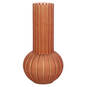 Bakır Kabak Model Cam Vazo Büyük Boy