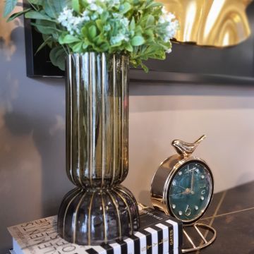 Yeşil Cam Vazo Büyük Boy