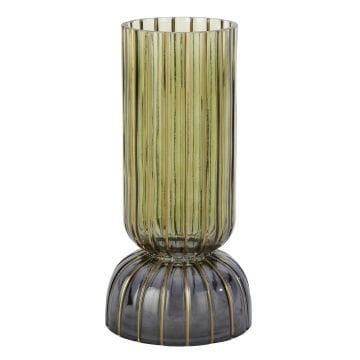 Yeşil Cam Vazo Büyük Boy