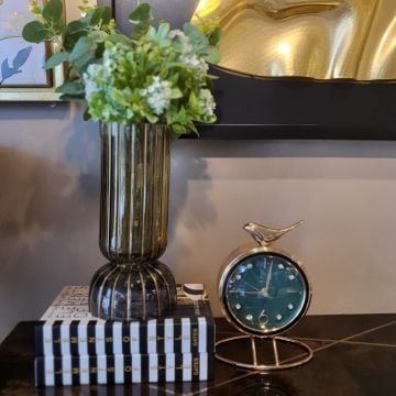 Yeşil Cam Vazo Büyük Boy