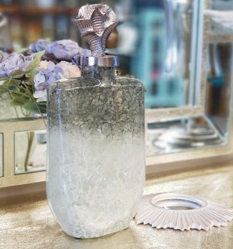 Venüs Dikdörtgen Cam Vazo 34cm