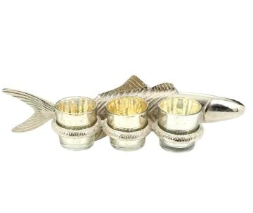 Balık Dilek Mumluk Silver
